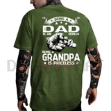 Priceless Patriarch Heritage Graphic Tee - Pure Cotton Dad & Grandpa Honor Unisex Crewneck T-Shirt