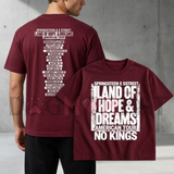 Jack Smith Land Of Hope And Dreams American Tour No Kings Graphic T-Shirt
