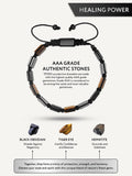 Triple Protection Beaded Bracelet - Havana