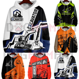 Scaffold Surge Hoodie – Realistic High-Visibility Scaffolder Graphic Hoodie