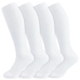Cotton Knee-High Compression Socks for Nurses & Travel, 8-15 mmHg