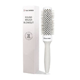 Eagle Fortress XL Ceramic + Ionic Round Hair Brush 1.26 in - Grey