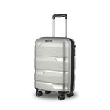 20-inch Silver Carry-On Hardcase Roller Luggage