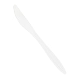 Crystalware Knives, Medium Weight , White, Plastic, Case Of 1000