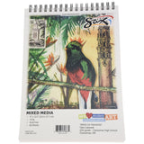 Sax Mixed-Media Paper Pad, 9 X 12 Inches, 72 Lb, White, 60 Sheets