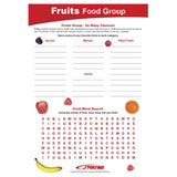 Sportime Fruits Food Group Visual Learning Guide, 4 Pages, Grades 5 To 9