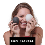 PURE SOL. Beauty Face Buff Original Konjac Face Sponge