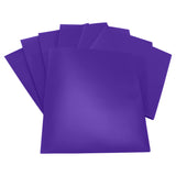School Smart Heavyweight Two-Pocket Poly Folder, Purple, Pack Of 25