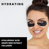 PURE SOL. Beauty Wake Up Hydrogel Eye Mask Charcoal + Hyaluronic Acid