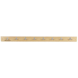 Childcraft Coat Rack Wall Mount Strip, 8 Hooks, 59-1/2 X 1-7/8 X 4 Inches