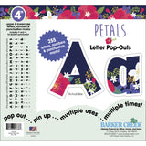 Barker Creek Petals Letter Pop Outs, 4 Inches, Set Of 255