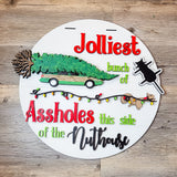 3D Jolliest Bunch Door Hanger - Finished