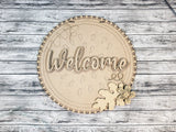 Welcome Whole Watermelon Door Hanger DIY Unfinished Kit