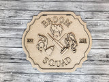 Hocus Pocus Broom Squad Door Hanger DIY Unfinished Kit