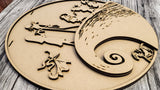 Jack & Sally Door Hanger DIY Unfinished Kit