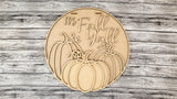 It's Fall Y'all 3 Pumpkins Door Hanger DIY Unfinished Kit