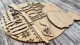 You'll Shoot Your Eye Out Ralphie Door Hanger DIY Unfinished Kit