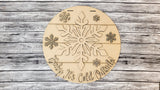 Baby It's Cold Outside Snowflake DIY Unfinished Kit