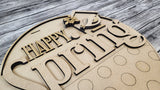 HAPPY Spring Bird House Door Hanger DIY Unfinished Kit