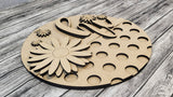 3D hi Daisy Polka Dot Door Hanger DIY Unfinished Kit