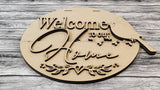 3D Welcome To Our Home Cardinal DIY Unfinished Kit