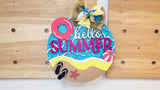 Finished - Hello Summer Beach Scene Door Sign