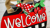 Finished - Welcome Cherries Door Sign