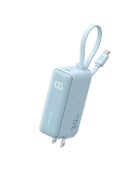 Anker Power Bank (30W, 5k, Fusion, Built-In USB-C Cable)