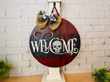 Welcome Skull Door Hanger - DIY Unfinished Kit - Lvl 1