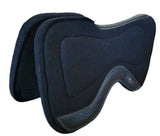 The Phoenix Contact Pad with Gel - Black with black faux croc