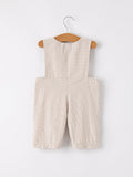 Fall Halloween & Thanksgiving Pumpkin Smock Embroidered Boys Romper