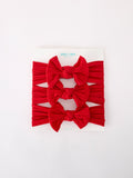Baby Girl Bow Headband Same Color 3 Piece Set