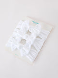 Baby Girl Bow Headband Same Color 3 Piece Set