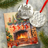 2026 Annual Ornament- Cozy Christmas Hearth (Aluminum)