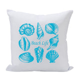 Pillow 16X16 Sea Shells Beach Life