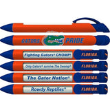 Florida Gators Braggin' Rights Rotating Message 6 Pen Set 20526