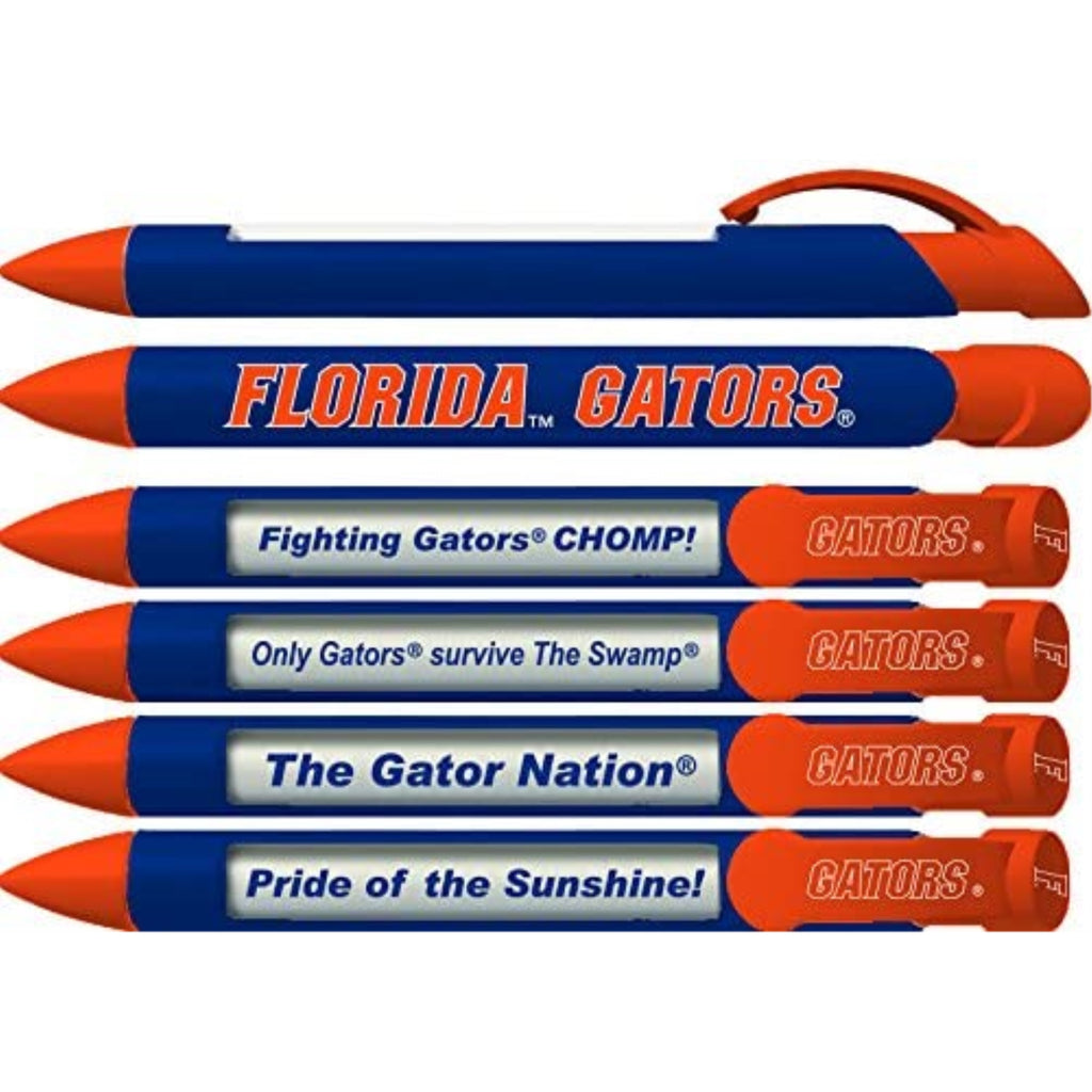 Florida Gators Braggin' Rights Rotating Message 6 Pen Set 20526