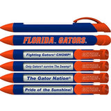 Florida Gators Braggin' Rights Rotating Message 6 Pen Set 20526