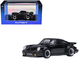 Porsche 911 (930) Turbo Blackbird Black Wangan Midnight Comic #1 Version Manga 1/64 Model Car by Autoart
