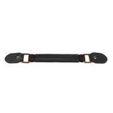 Merishopp 5Xleather Pull Handle Luggage Suitcase Handle Strap Replacement Black
