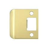 2.25 in. Extended Lip Strike Plate (Set of 10) (Polished Brass)