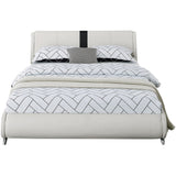 Carlton Platform Bed, King, White