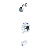 Pfister, LJ89-030C, 1.8 GPM Pfirst Series Single Handle Tub and Shower Trim, Polished Chrome