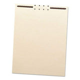 Recycled Letter Size Manila File Backs w/Prong Fasteners, 2 Capacity, 100/Box