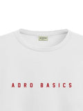 Adro Tshirt For Men | Printed T Shirt For Men | 100% Cotton T-Shirt |Printed T Shirt | T-Shirts | Rn24-Ar2-Wh-M White