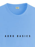 Adro Men'S Solid Regular Fit T-Shirt (Rn24-Ar2-Sk_Sky Blue,Sky BlueApparel,2XL