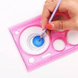 Spirograph Birthday Return Gifts for Kids Party Scale Geometric Designer Ruler Drafting Tools Stationery Children Students Drawi