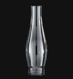 B&P Lamp 2 1/2 Inch by 10 Inch Duplex Style Glass Lamp Chimney with Round Bulge for Vintage and Antique Style Lamps