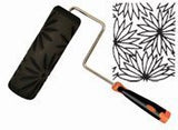 Kraft Tool DW180R Decorative Texture Roller, Crow's Foot with Roller Frame
