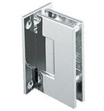 CRL Geneva 037 Series Brushed Nickel Wall Mount Full Back Plate Standard Hinge